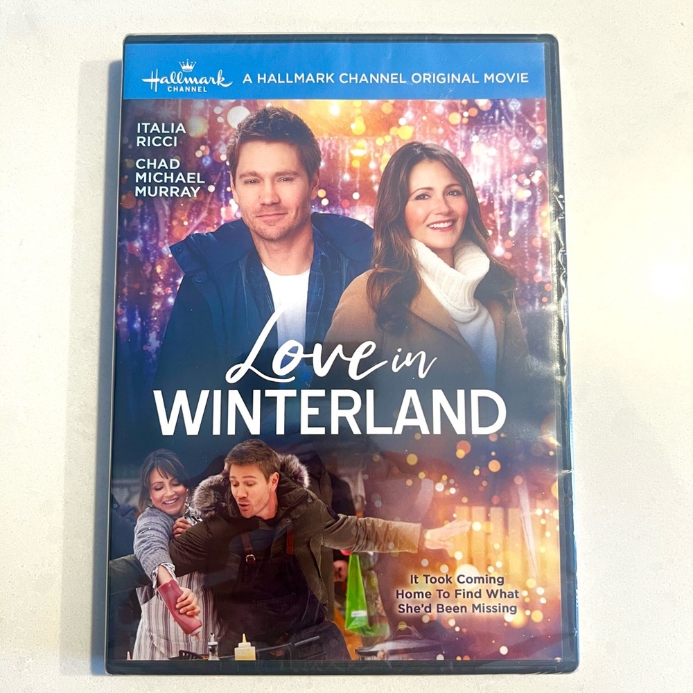 Hallmark Love in Winterland DVD - Blue and White Cover